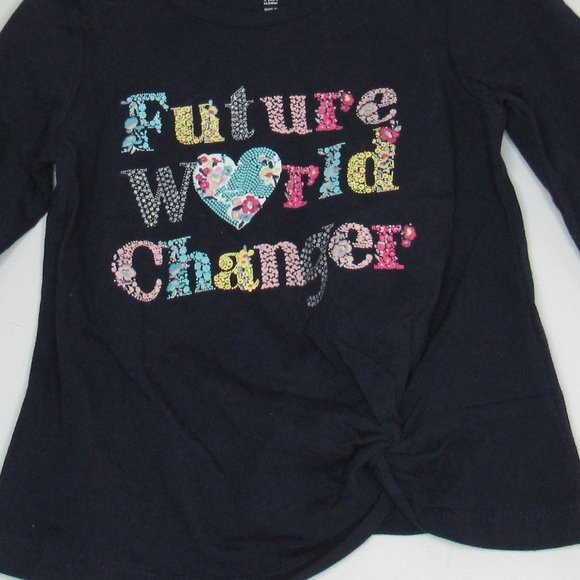 2 Baby GAP Toddler Twist Front Graphic Shirts Top - Picture 8 of 9